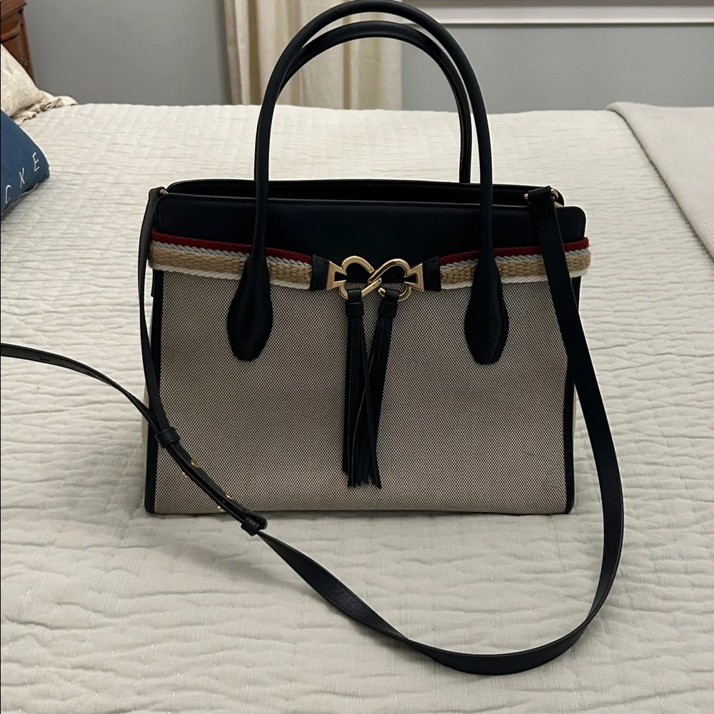 Kate Spade purse in fabric and leather - Picture 6 of 7